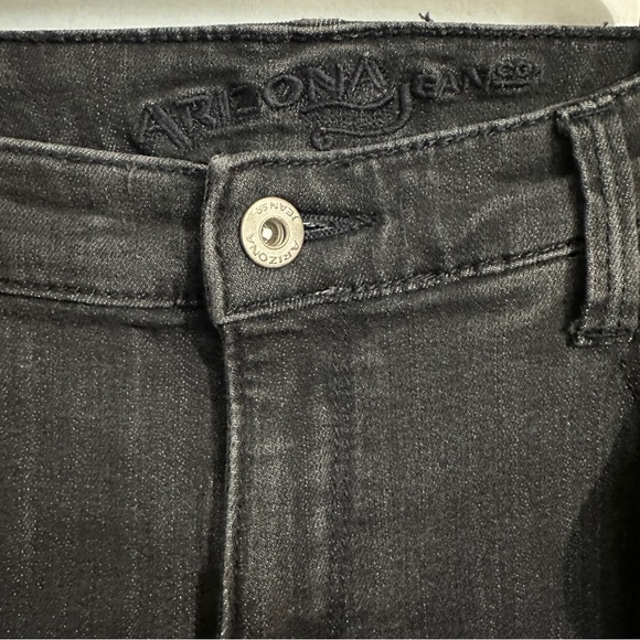 Arizona Jean's Black Skinny Jeans with fading size 13 - Picture 6 of 11